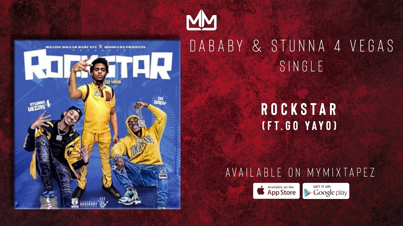 Watch DaBaby,Go Yayo & Stunna 4 Vegas - Rockstar (No Hook) (Official Audio) on YouTube Watch DaBaby,Go Yayo & Stunna 4 Vegas - Rockstar (No Hook) (Official Audio) on YouTube