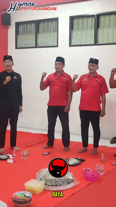 hymne PDI Perjuangan #pdip #pdiperjuangan #pdiperjuanganjatim #hymne #kotablitar