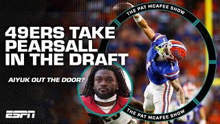 49ers draft Ricky Pearsall: 'Is Brandon Aiyuk gone?' - Mad Mel | Pat McAfee Draft Spectacular