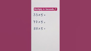 Multiply Repeating 2 Digit Numbers by 5🔥| Fast Maths Trick | Infinity by Vishali #vedicmaths #shorts