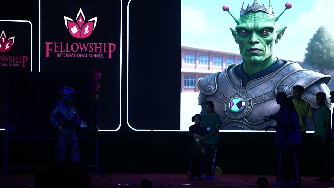 Fellowship International School, Chikhli | Annual Day Skit 2025 👽 Alien Visits Earth! 🌍 PART 1