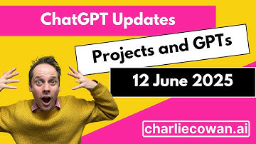ChatGPT Updates 12th June 2025  - Projects and custom GPTs