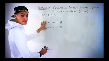 Grade 10 Math (Ontario, Canada) - Creating a Linear System given Solution