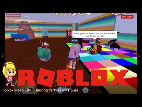 Roblox Meep City Dance Party In My House Youtube - how to change your skin color on roblox meep city roblox