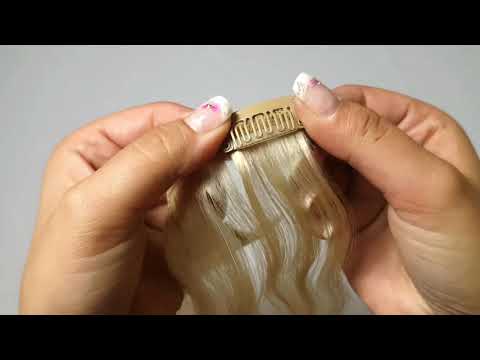Video: Haarverlängerungen an einen Clip nähen – wikiHow