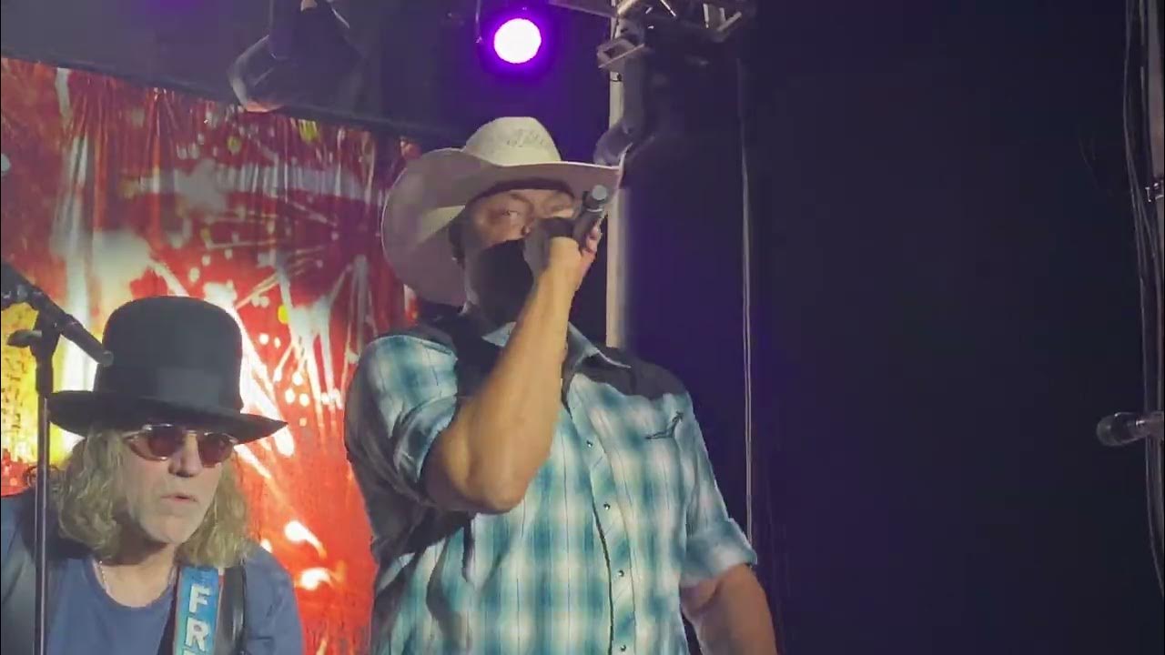 Cowboy Troy with Big and Rich “I play chicken with the train” at