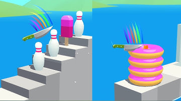 Slice it all.  very satisfying and relaxing ASMR slicing gameplay episode - 9