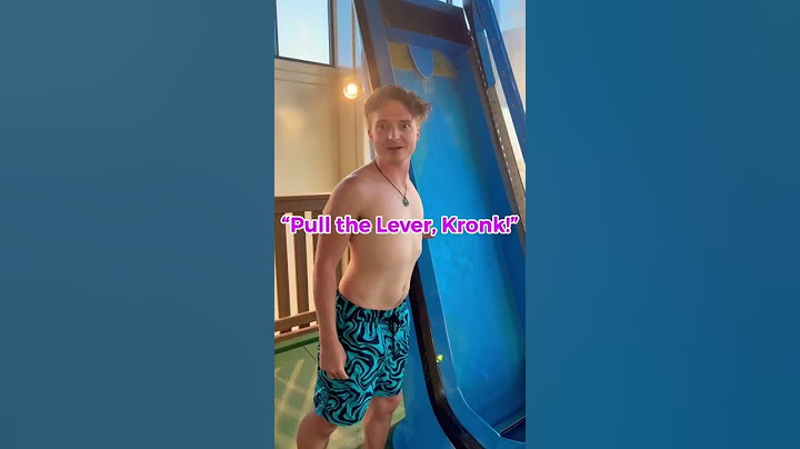 Pull the lever, Kronk! #disney #waterpark #waterslide #shorts
