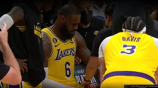 LEBRON & AD PISS OFF LAKERS TEAM WITH BALL HOGGING! ONLY TWO TOUCH THE BALL!