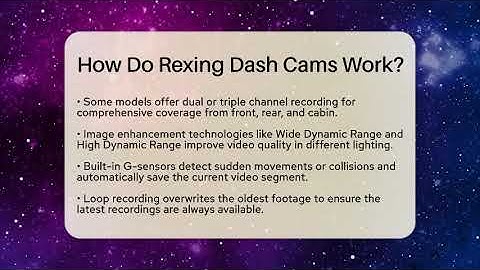 How Do Rexing Dash Cams Work? - Talking Tech Trends