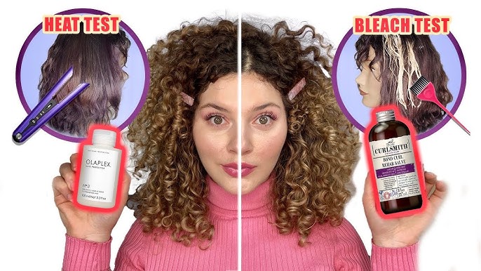STRENGTHENING PRODUCT BATTLE & REVIEW ON DAMAGED CURLY HAIR | Curlsmith vs Olaplex - YouTube