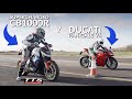 44teeth drag race our 230hp supercharged cb1000r