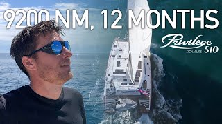 Sailing a Privilege 510 9200 Nautical Miles in 12 Months