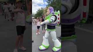 Buzz Lightyear Walking By Us In Hollywood Studios At Walt Disney World