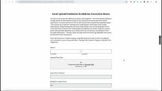 Runway Hero's Formstack Excel Upload Validation and Address Correction Modules Demo