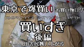 【今日のお買い物ログ】久しぶりの東京で爆買いしました後編【手芸・ビーズ・レジン】