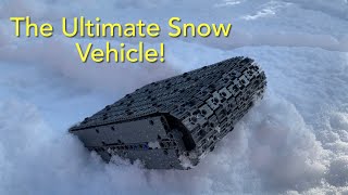 Unique MOC Lego Technic RC Tracked Vehicles In The Snow! All Tracked Tank Unique MOC Lego Technic RC Tracked Vehicles In The Snow! All Tracked Tank