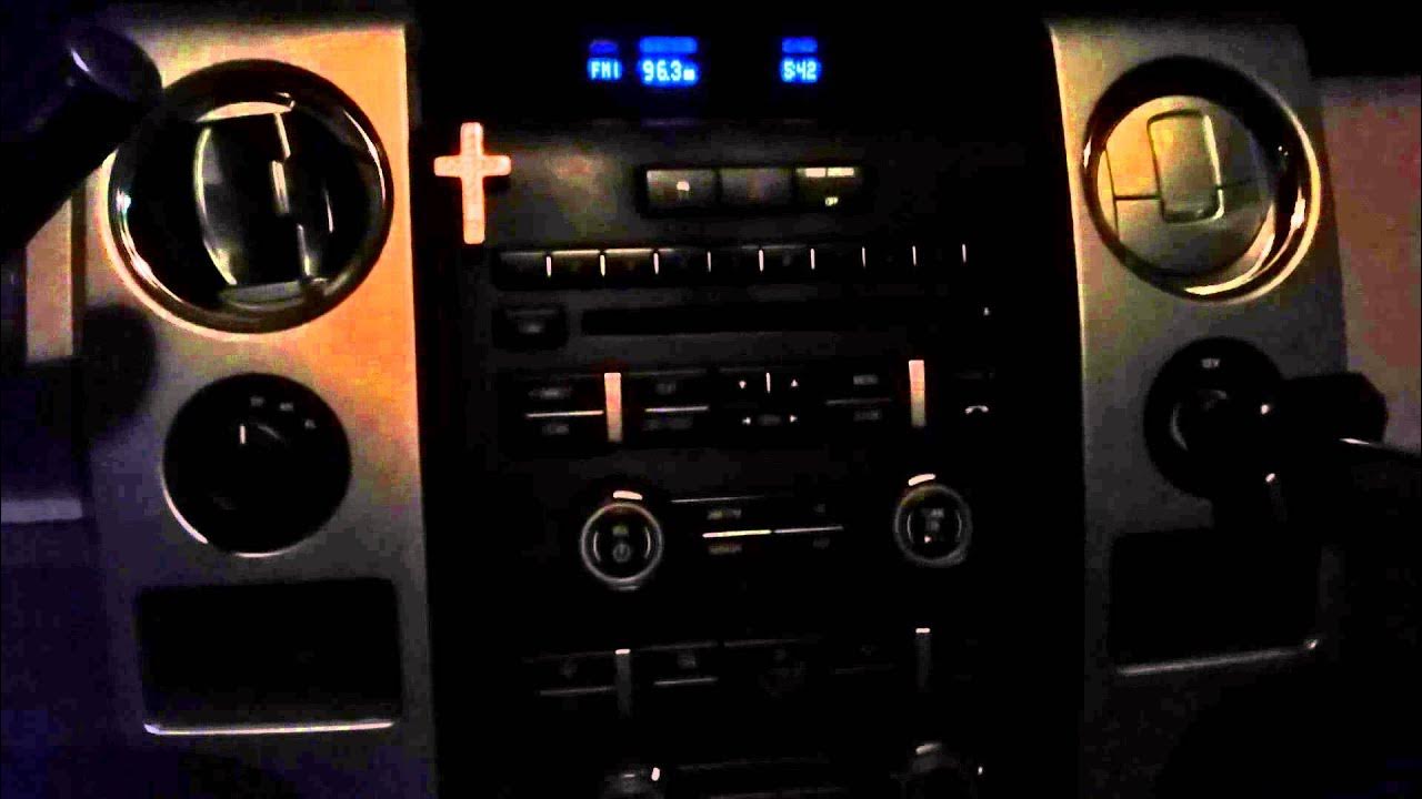 How to adjust the clock 2010 f150 xlt YouTube