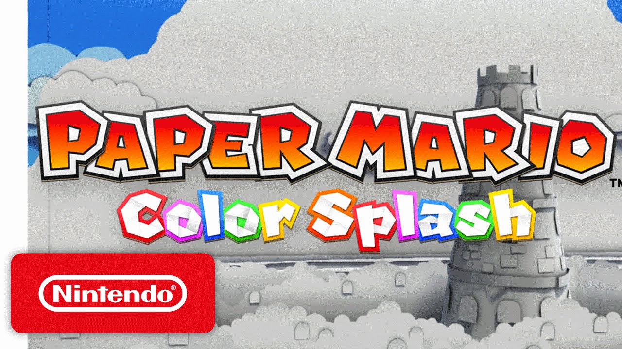 Paper Mario Color Splash Trailer  The Adventure Unfolds