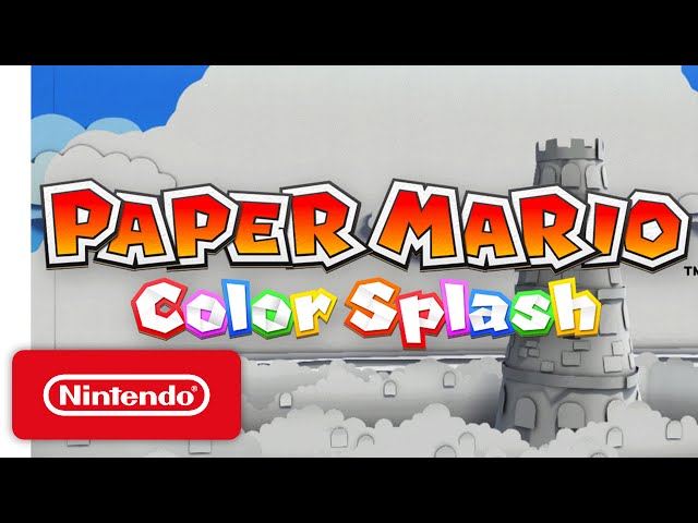 paper mario colour splash review wii u confident and well paper mario flower fields three trees