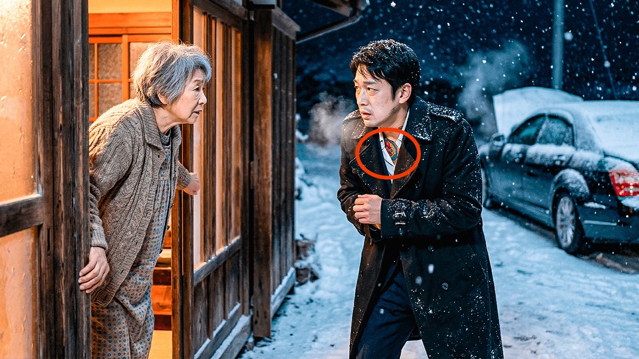 真冬の夜、凍えるヤクザに玄関を開けた一人暮らしの未亡人――翌朝、家の前に“組の男たち全員”が整列していた