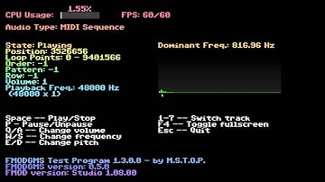 FMODGMS - Spectrum Visualizer