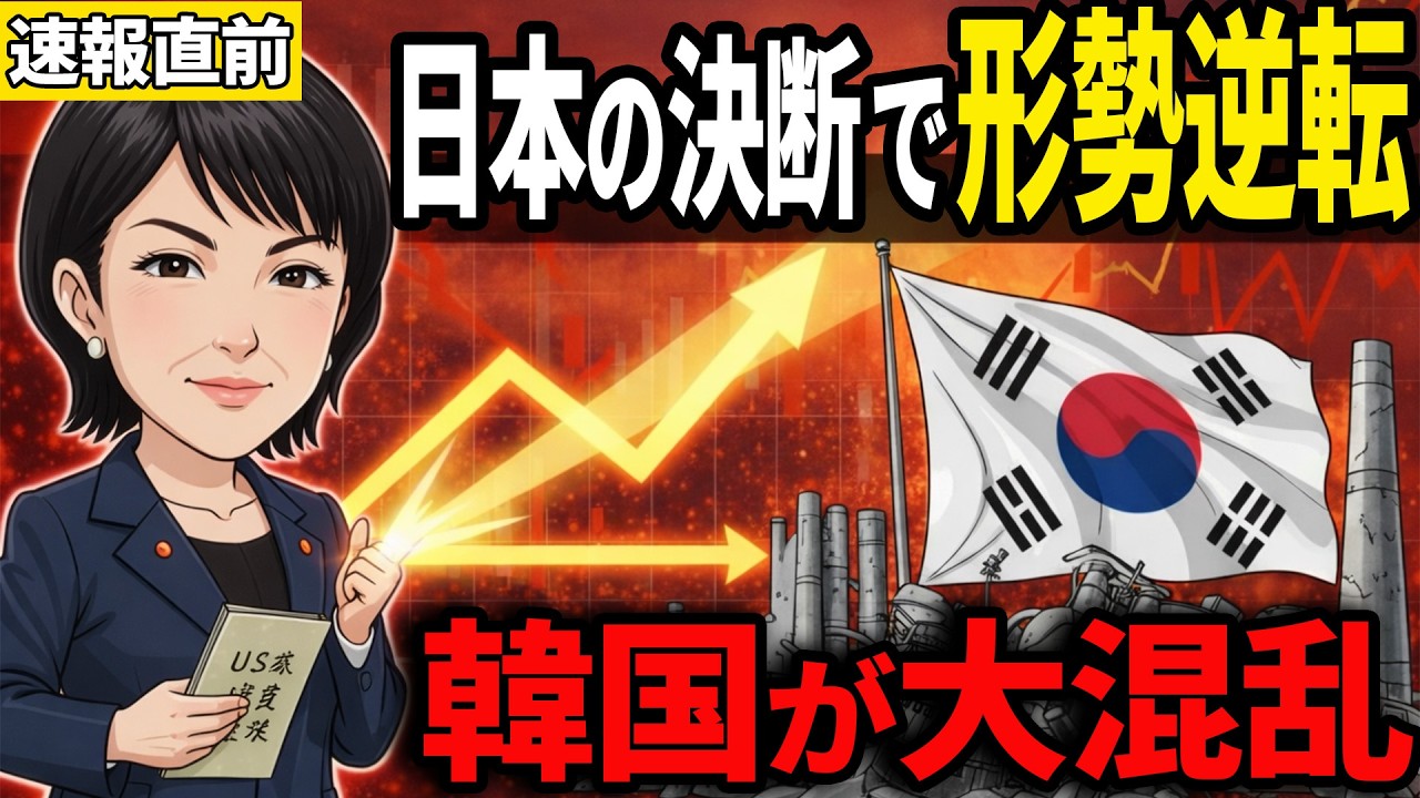 【図でかんたん】50兆円チラつかせた韓国産業が大ピンチ 高市総理の決断で日本国民の生活も一変する日も…