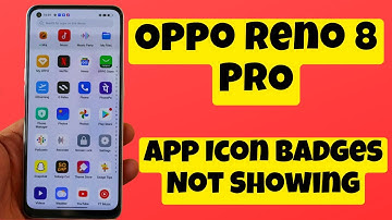 Oppo Reno 8 pro App Icon Badges Not Showing Problem Fix || Icon Problem Fix