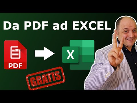 EM148 Come Esportare un file PDF verso  Excel (Gratis)