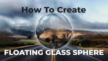 Create Floating Glass Sphere In Photoshop | 2023 | GENIE GFX | #trending