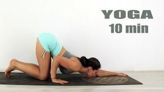 YOGA en 10 minutos | Yoga clase con MALOVAELENA