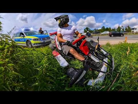 GO-KART IN TRAFFIC (goes wrong)