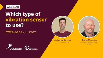 Live Webinar: Which type of vibration sensor to use?