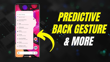 Predictive Back gesture is on Android 13 QPR Beta 2 - Google Pixel 6A/ Pixel 7 & 7Pro