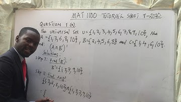 MAT 1100,  QUESTION 1A,   TUTORIAL SHEET1 ,2020