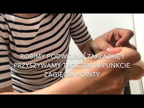 Wideo: Jak Przyszyć Wstążki Do Pointy