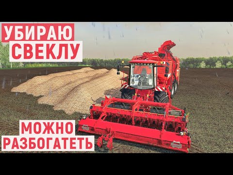 Видео: Farming Simulator 19 - Уборка СВЕКЛЫ - Хороший ДОХОД  - Фермер в совхозе РАССВЕТ # 51