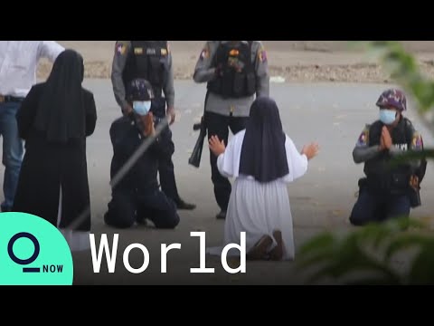 Myanmar Nun Pleads With Police to Spare Protesters: 'Kill Me Instead'