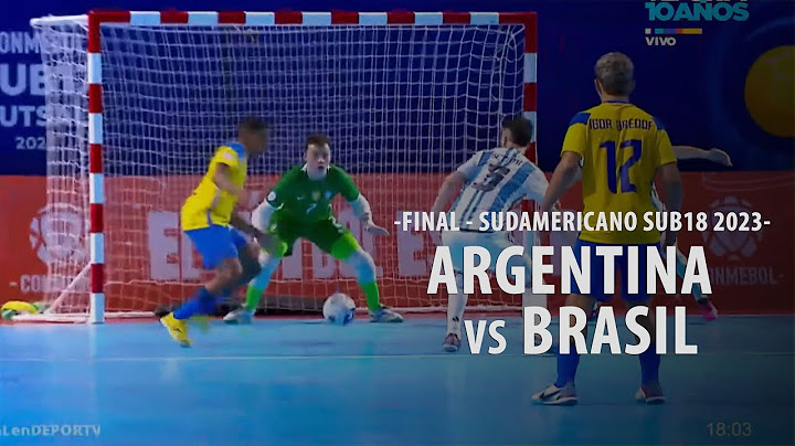 FUTSAL | Argentina - Brasil (Final - Sudamericano Sub 18 2023)