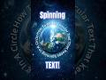 Create Spinning Circular Text - DaVinci Resolve