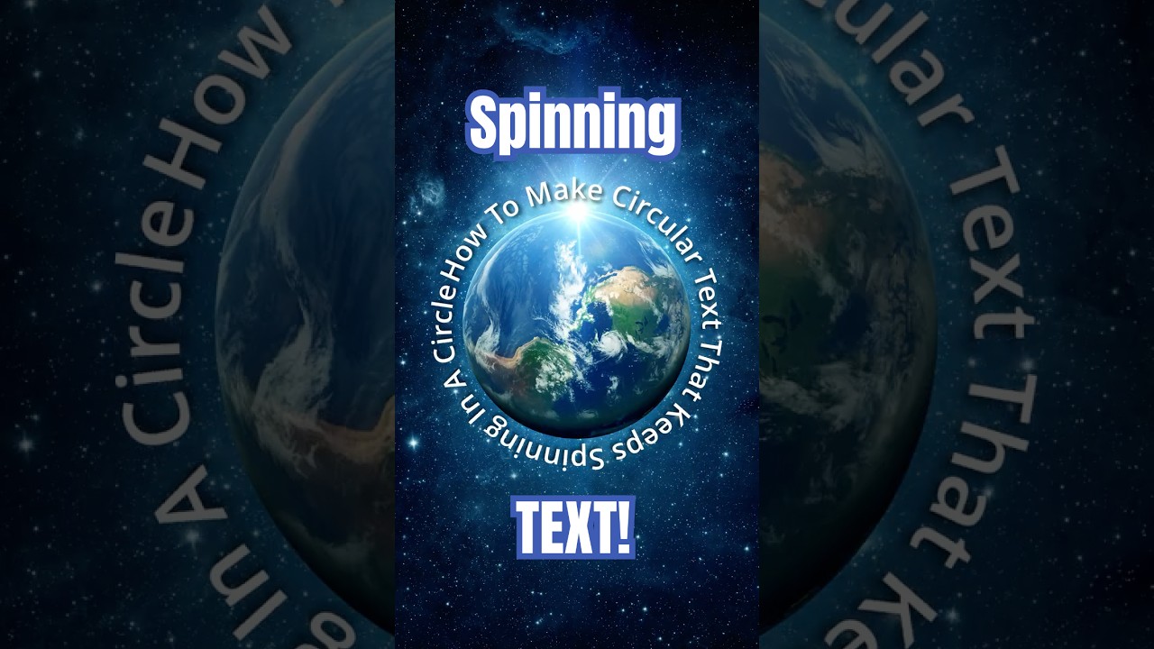 Create Spinning Circular Text - DaVinci Resolve