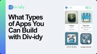 What Types of Apps You Can Build with Div-idy