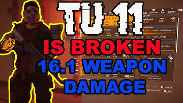 Title Update 11 IS BROKEN - The Division 2 | 16.1 Weapon Damage and super GLITCHES | SHD WATCH DIED