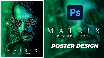 The Matrix Resurrections (2021) Movie Poster Design - in Hindi/Urdu ( Photoshop )