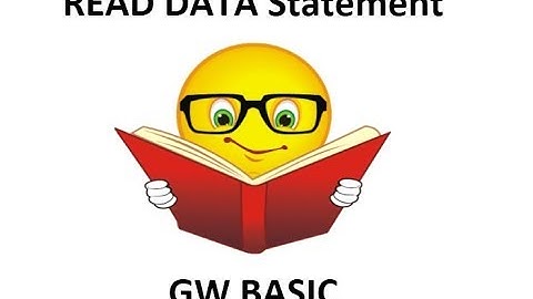 Read Data statement in gw basic|10 class computer lectures in Urdu/Hindi/Use of Read data statement