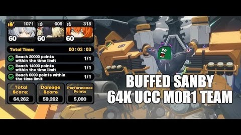 M0R1 Buffed Sanby / Deadly Assault - UCC 64k / Zenless Zone Zero 2.3