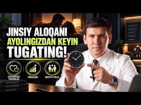 JINSIY ALOQANING VAQTINI UZAYTIRISH UCHUN NIMA QILISH KERAK? +998 33 118 11 10
