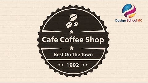 Professional Retro Badge | Vector Label Creation - Adobe illustrator Tutorial | Cafe Coffee Shop