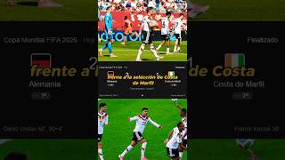ALEMANIA GANO POR LA MINIMA ANTE COSTA DE MARFIL🇩🇪⚽#alemania #denizundav #franck #costademarfil