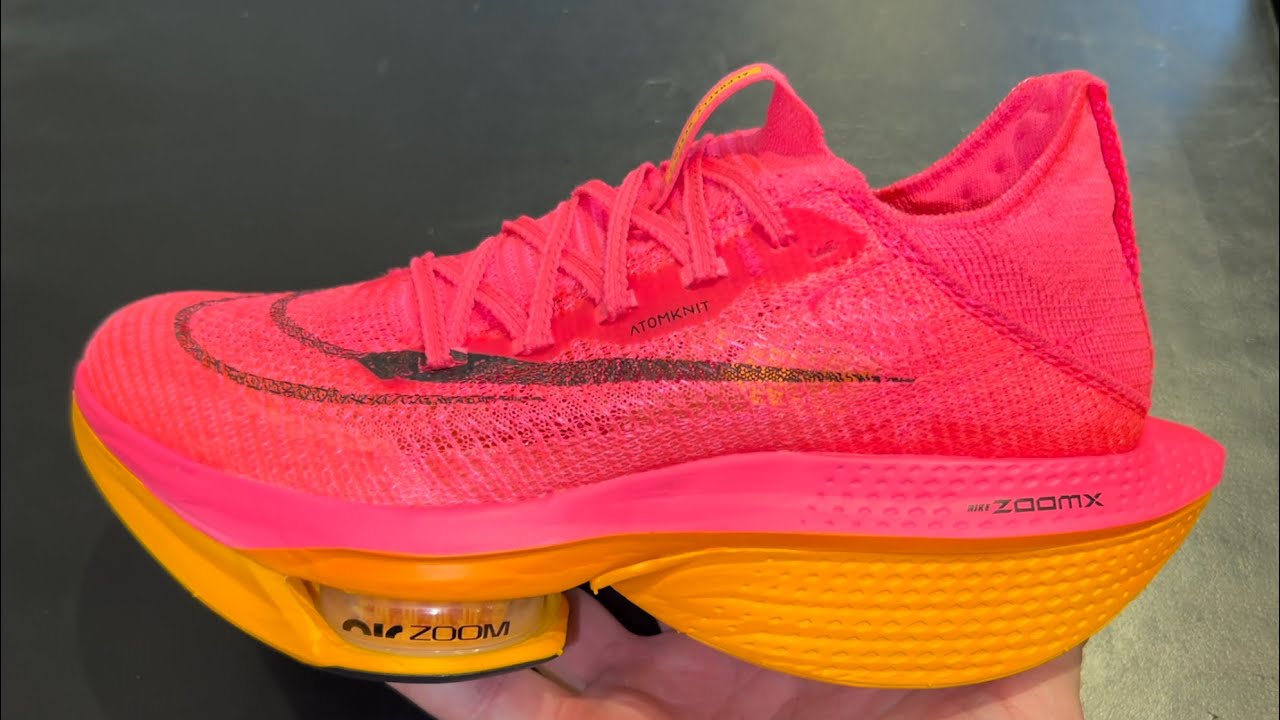 Nike Air Zoom Alphafly Next% 2 Pink Orange Womens Running Shoes